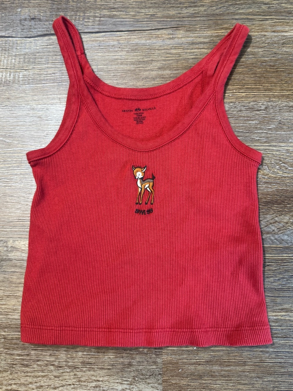 Cute Brandy Melville Cropped Tank Top